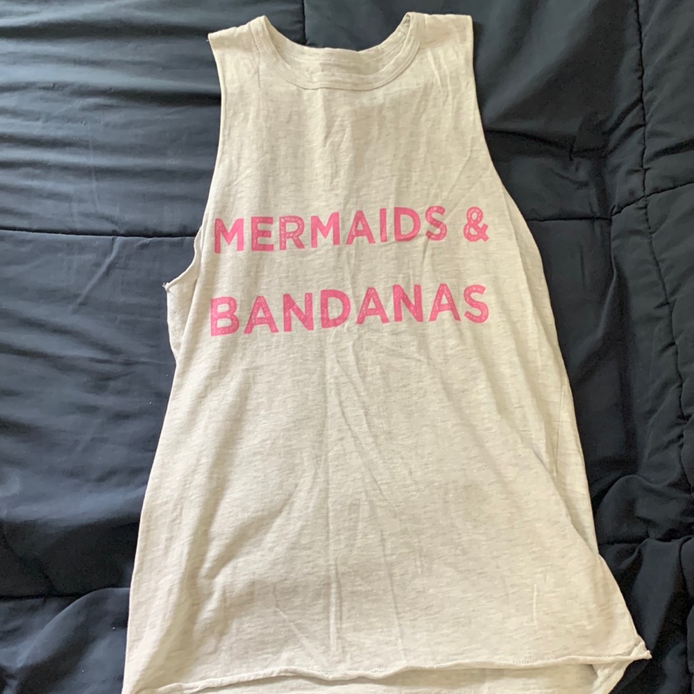 Kittenish Mermaids and bandanas muscle tank